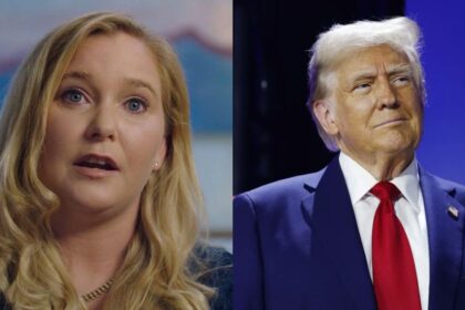 Virginia Giuffre and Donald Trump