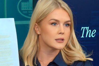White House Press Secretary Karoline Leavitt struggles to defend Trump’s East Wing demolition