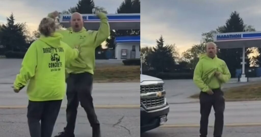 White man goes viral for mooning Black driver