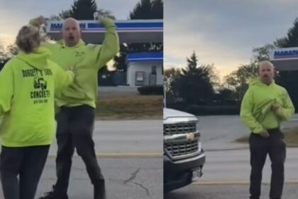 White man goes viral for mooning Black driver