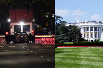 car crash white house