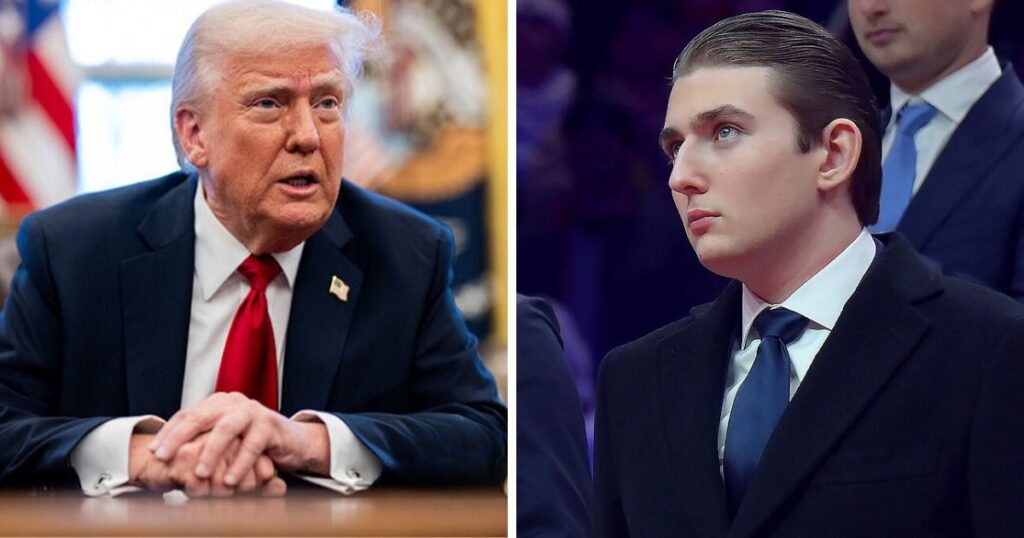 Donald Trump and Barron Trump