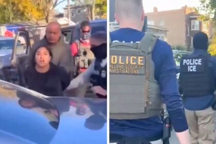 ICE arrests woman in front of her kids
