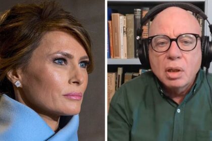 Melania Trump and Michael Wolff