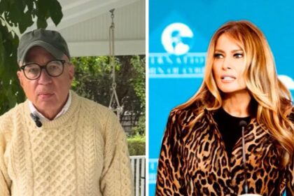 Michael Wolff and Melania Trump