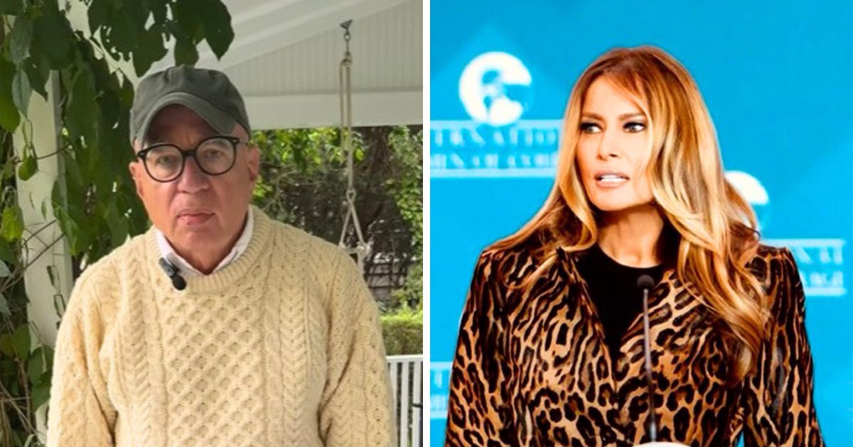 Michael Wolff and Melania Trump