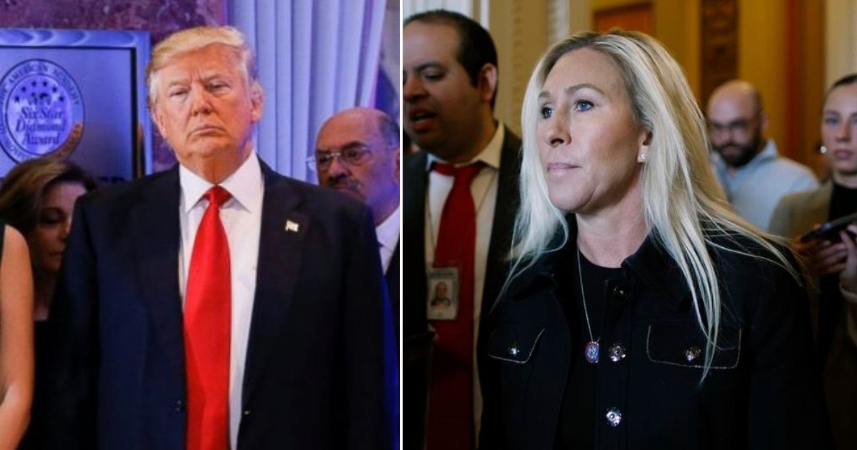 trump n marjorie taylor greene