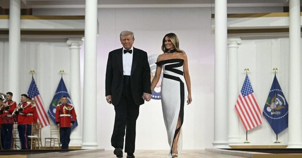 Donald Trump and Melania trump