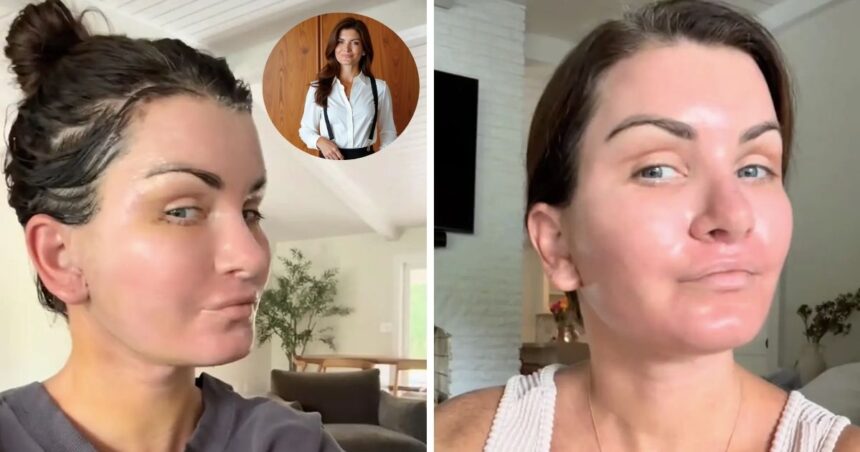 After a $78,000 full-cosmetic procedures, a Florida realtor reveals the emotional and physical toll of her painful recovery journey. (collage -pictures from Erica Wolfe|TikTok). ( Insert Image - @wolfeofrealestate|Instagram).