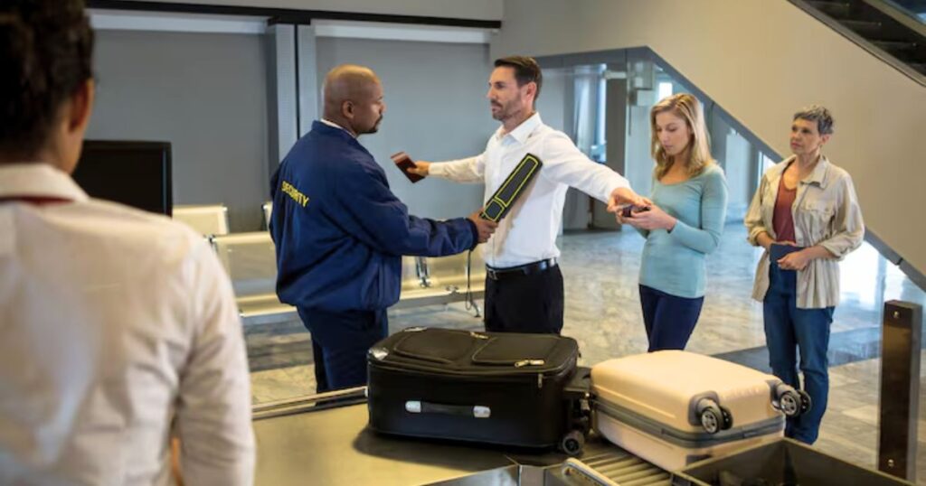 A man in boxers yelled at TSA agents at New Orleans airport security checkpoint before being arrested