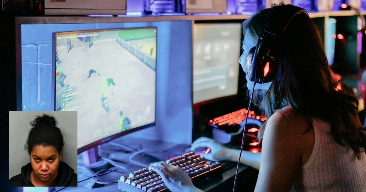 A shocking TikTok livestream ends with a mother’s arrest after she’s accused of making violent threats toward her young children. ( Image via Pexels) ( Image of the accused- @Glockgirl357 |@Glockgirl357|X.com).