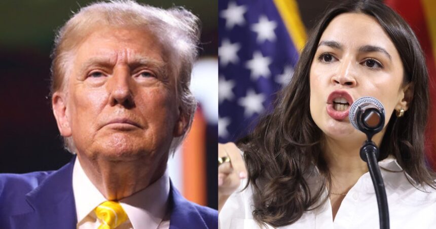 Alexandria Ocasio-Cortez and Trump