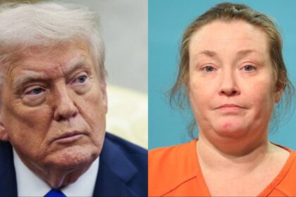 Abigail Shry and Donald Trump