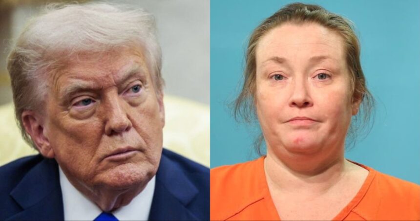 Abigail Shry and Donald Trump