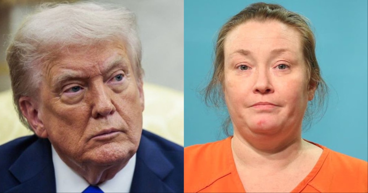 Abigail Shry and Donald Trump