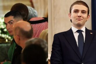 Barron Trump Gave a Surprising Reaction to Ronaldo's White House Visit