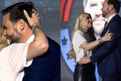 JD Vance and Erika Kirk's Hug Reflects on Their 'Closeness'