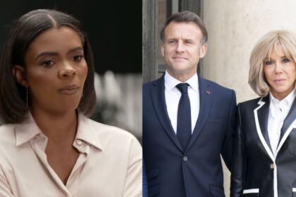 Candace Owens and Emmanuel Macron with Brigitte