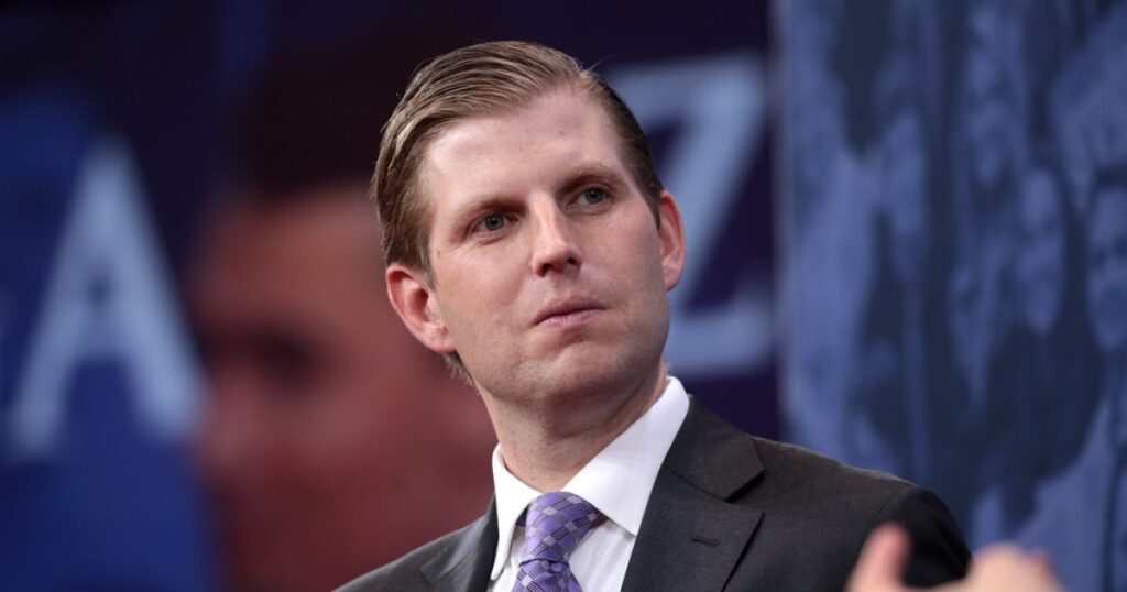Eric Trump’s shocking revelation of the ‘biggest jerk’ in his family will leave you surprised