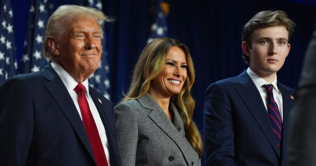 Internet curious as Donald Trump’s youngest son Barron opts to hide in shadows