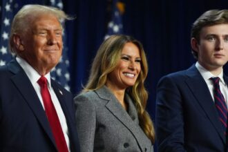 Internet curious as Donald Trump’s youngest son Barron opts to hide in shadows