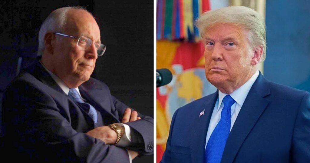 Dick Cheney's funeral saw a high-profile guest list, but Donald Trump was missing