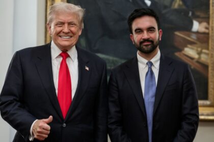 Donald Trump _Zohran Mamdani meeting