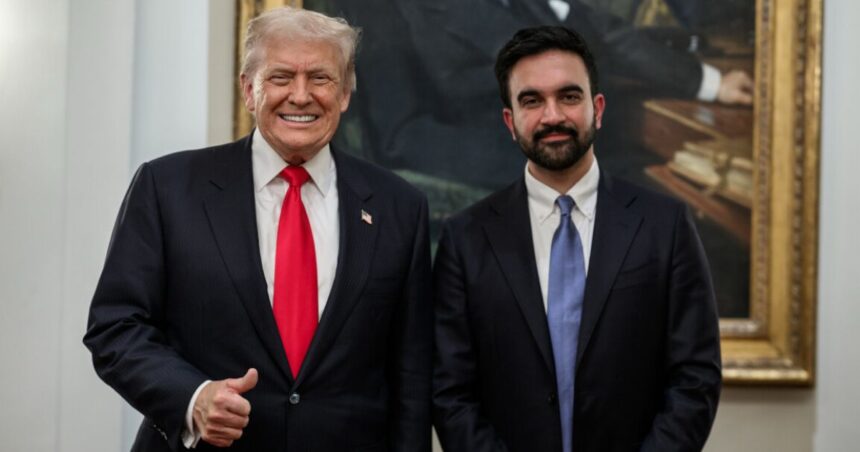 Donald Trump _Zohran Mamdani meeting