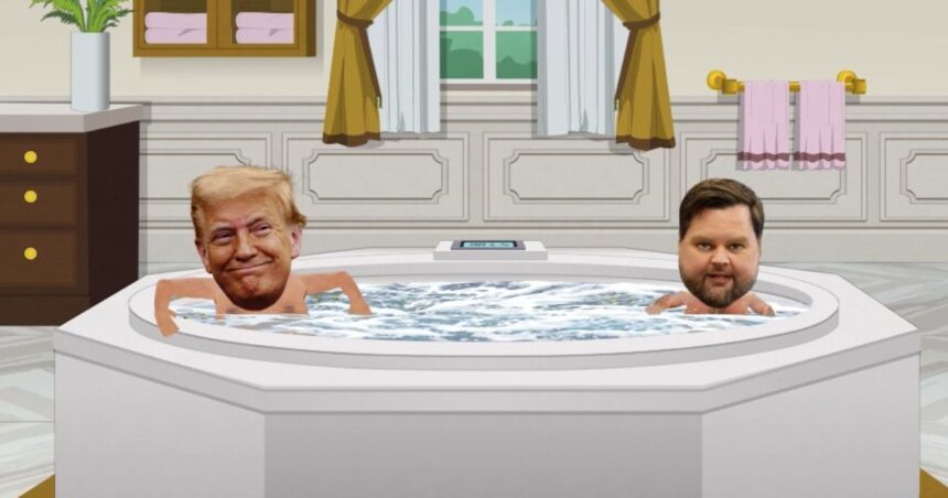 Donald Trump and JD Vance in new South Park episode