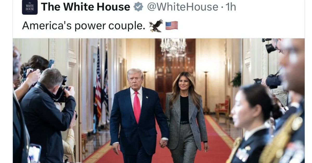 Donald Trump and Melania's Image That Has Sparked Online Theories