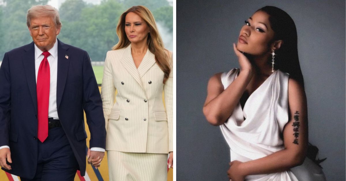 Donald Trump and Melania dancing to Nicki Minaj