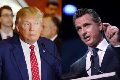 Donald Trump and Gavin newsom