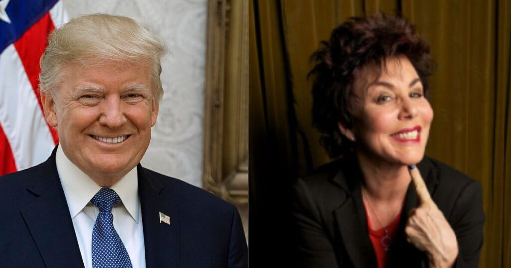 Donald Trump and Ruby Wax