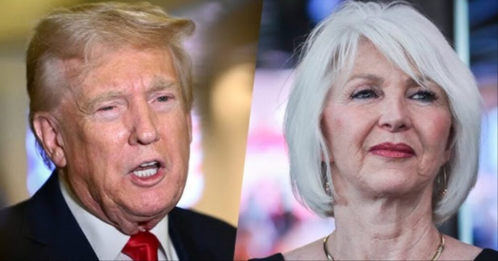 Donald Trump and Tina Peters