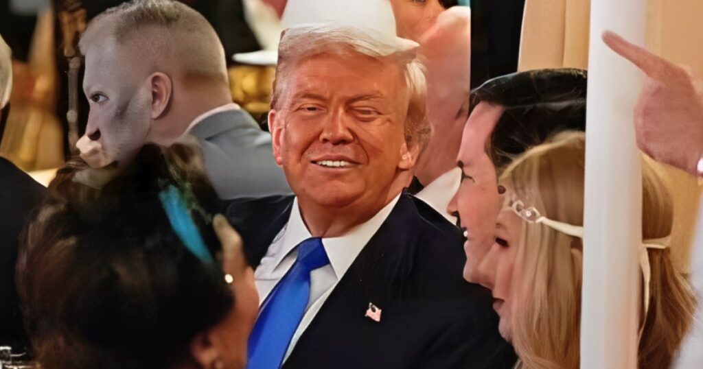 Donald Trump at a lavish Gatsby-themed Halloween party at Mar-a-Lago during SNAP aid crisis