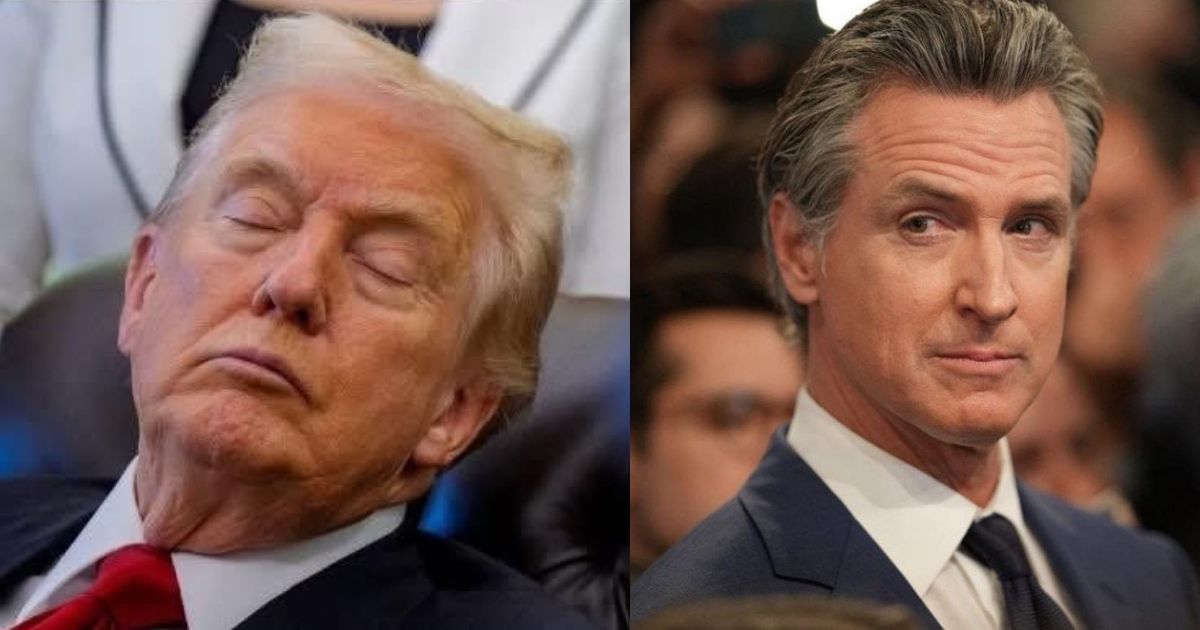 gavin newsom called donald trump- dozy don