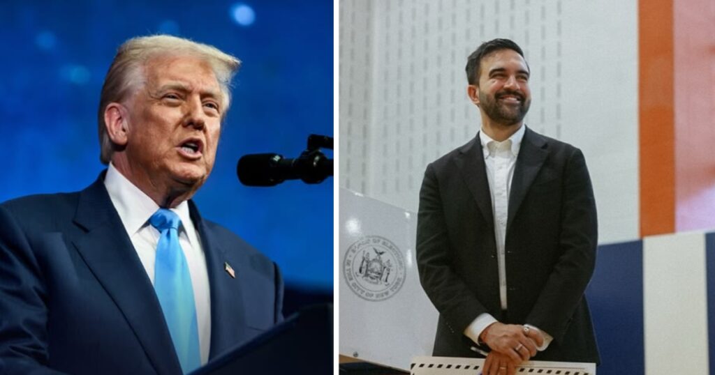 Trump and Zohran Mamdani's war of words