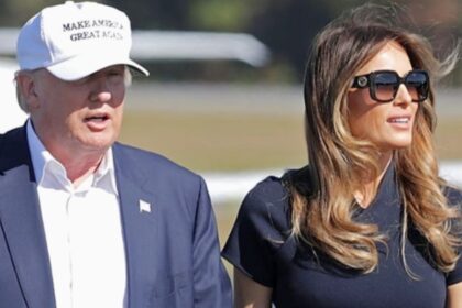 Donald and Melania Trump maintain a united public front