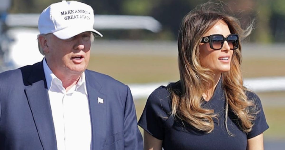 Donald and Melania Trump maintain a united public front