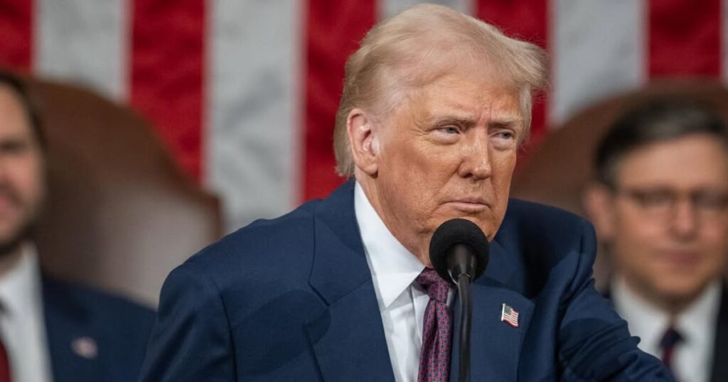 Donald Trump pictured at an event.