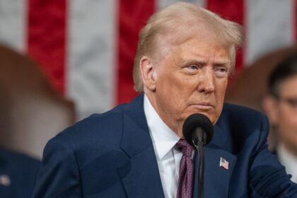 Donald Trump pictured at an event.