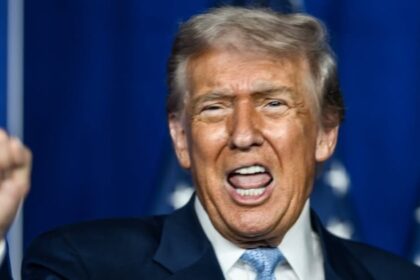 Donald Trump pictured during an event.