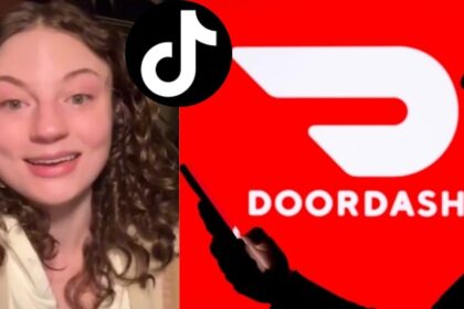 DoorDash delivery agent Olivia Henderson posted a video on TikTok