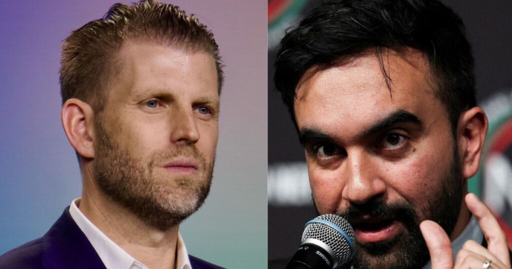 Eric Trump Calls Zohran Mamdani Crazy