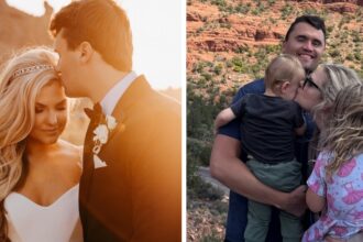 Erika Kirk’s throwback photos with Charlie Kirk