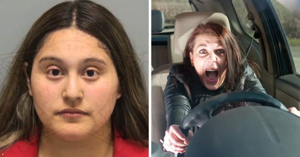 Florida's Esmeralda Cruz pointed a gun at a family during a road rage incident captured on her car camera