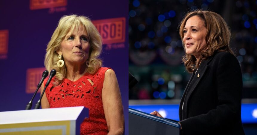Jill Biden, Kamala Harris