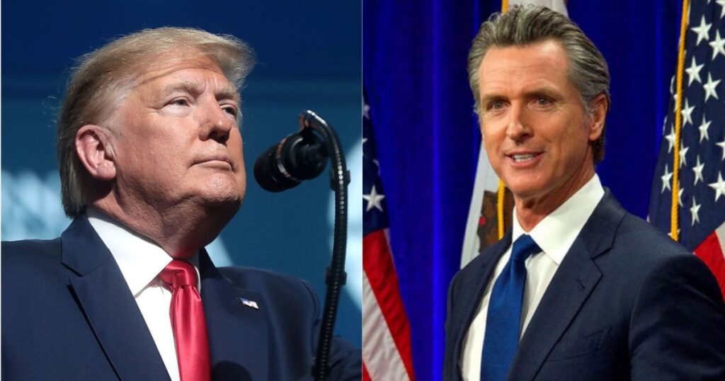 Gavin Newsom calls out Trump again