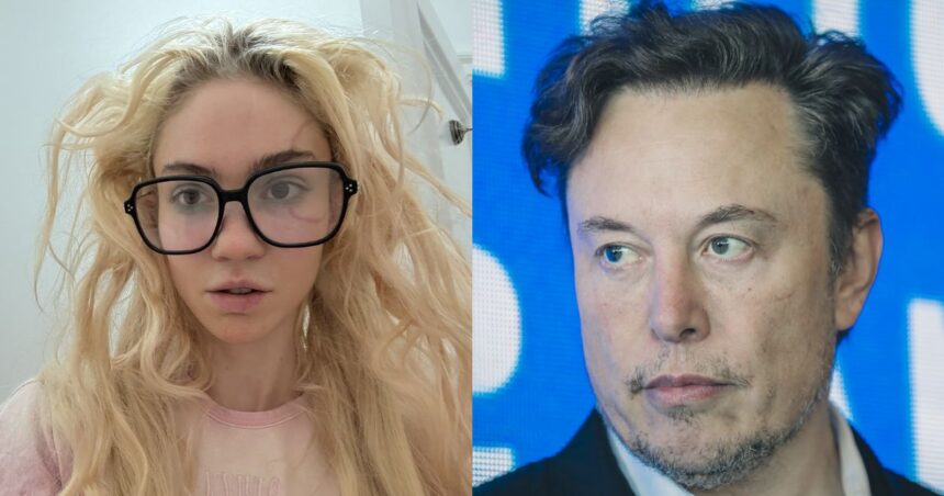 Grimes and Elon Musk