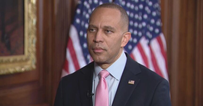 House Democratic leader Hakeem Jeffries